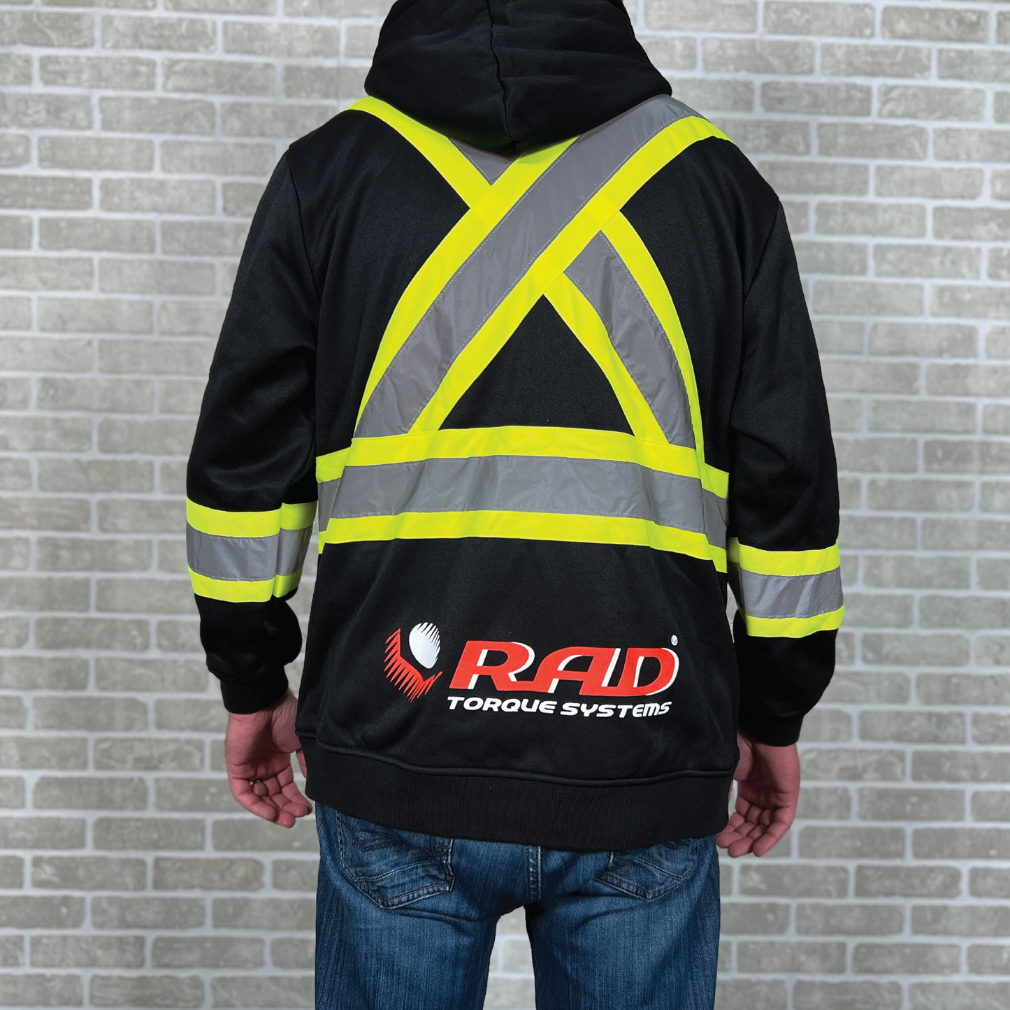 RAD TORQUE Hi-Vis Full Zip Hoodie